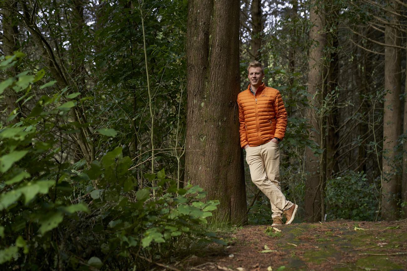 Robert Kramers hiking in the Bay of Plenty
